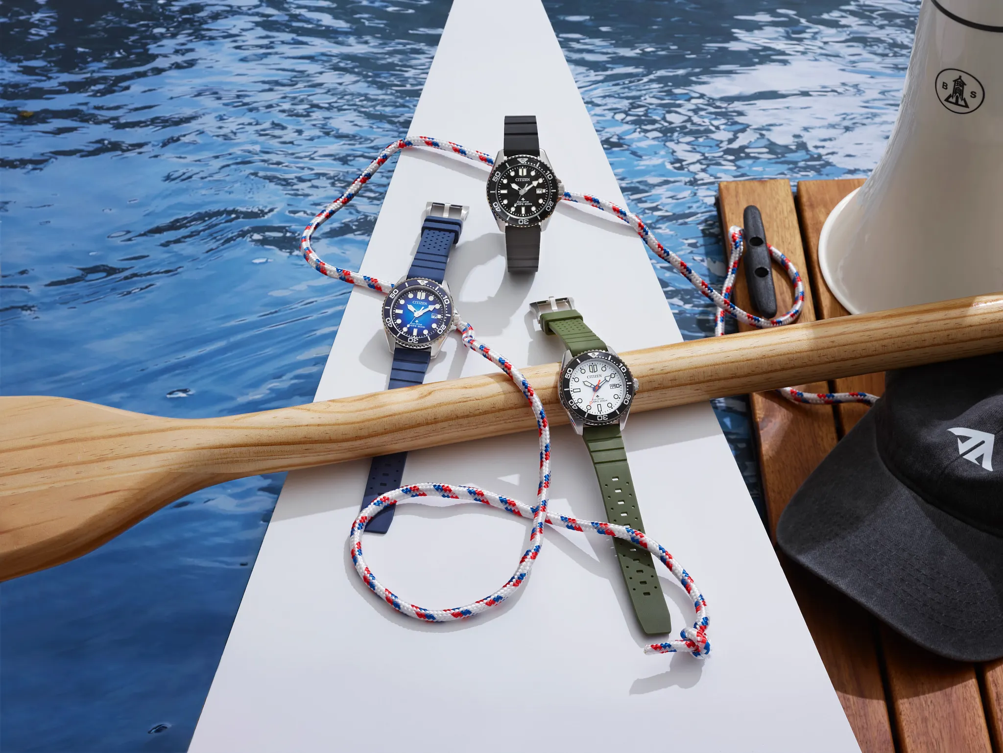 Promaster Dive White Dial Polyurethane Strap BN0265-00A | CITIZEN